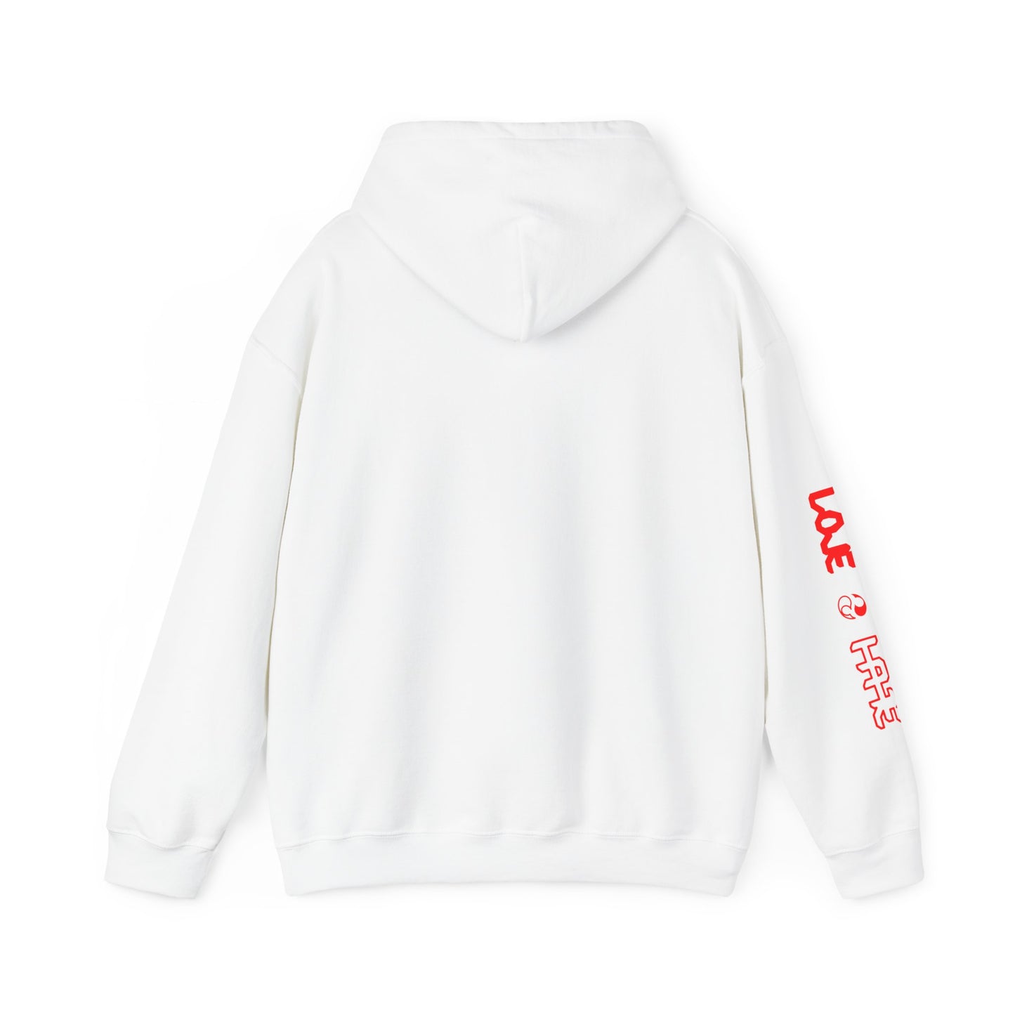 Love 2 Hate Sleeve Hooded Sweatshirt - Love to Hate