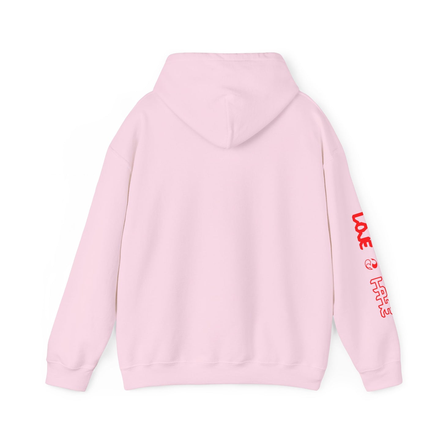 Love 2 Hate Sleeve Hooded Sweatshirt - Love to Hate