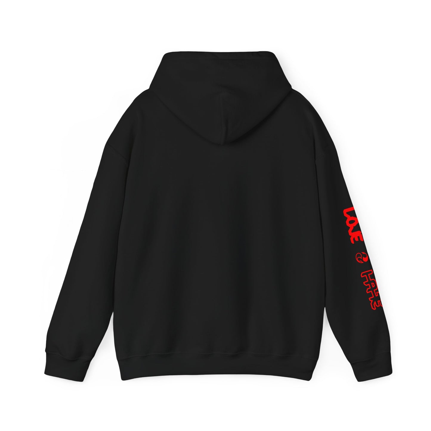 Love 2 Hate Sleeve Hooded Sweatshirt - Love to Hate