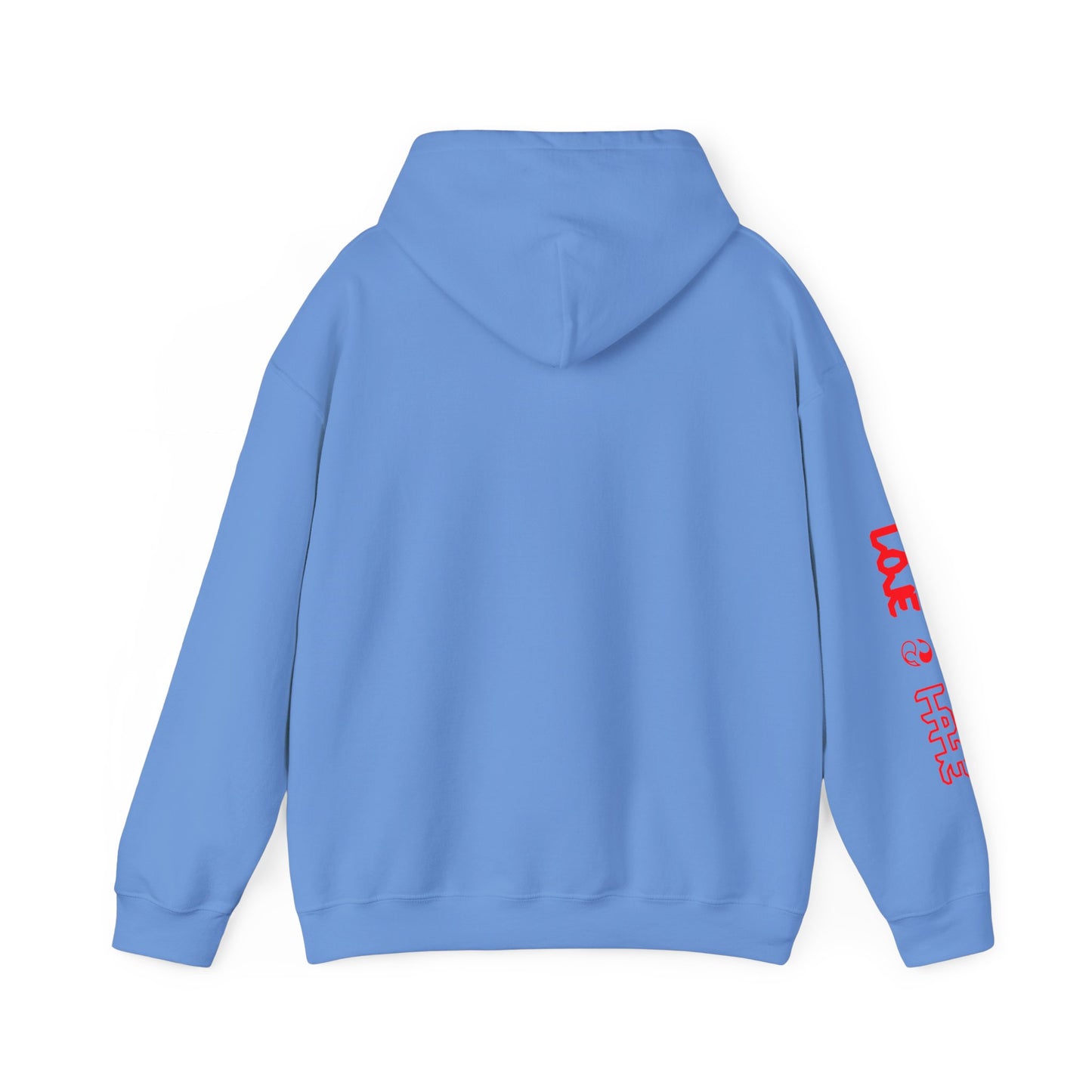 Love 2 Hate Sleeve Hooded Sweatshirt - Love to Hate