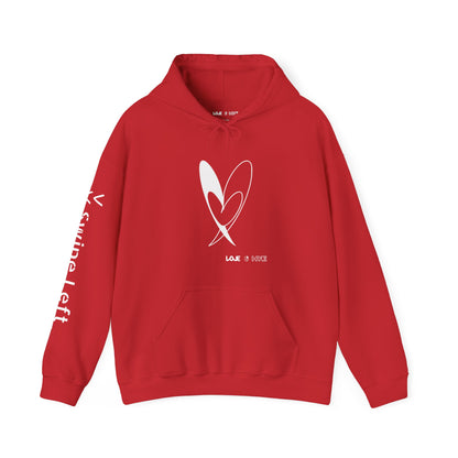 Valentines Love 2 Hate Sweatshirts with custom sleeve print - Unisex