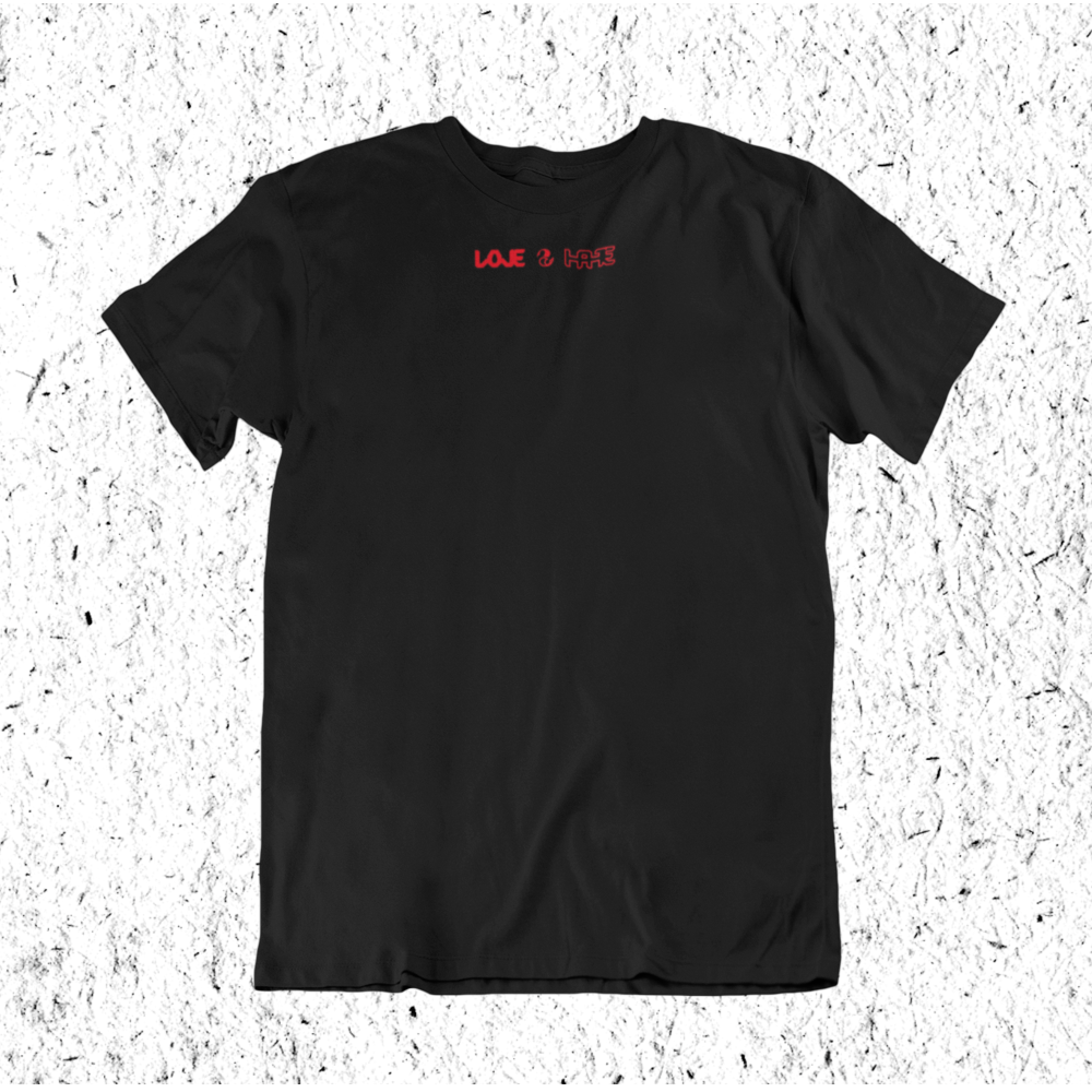 Love 2 Hate T-shirt Neck Logo (Short/Long Sleeve)