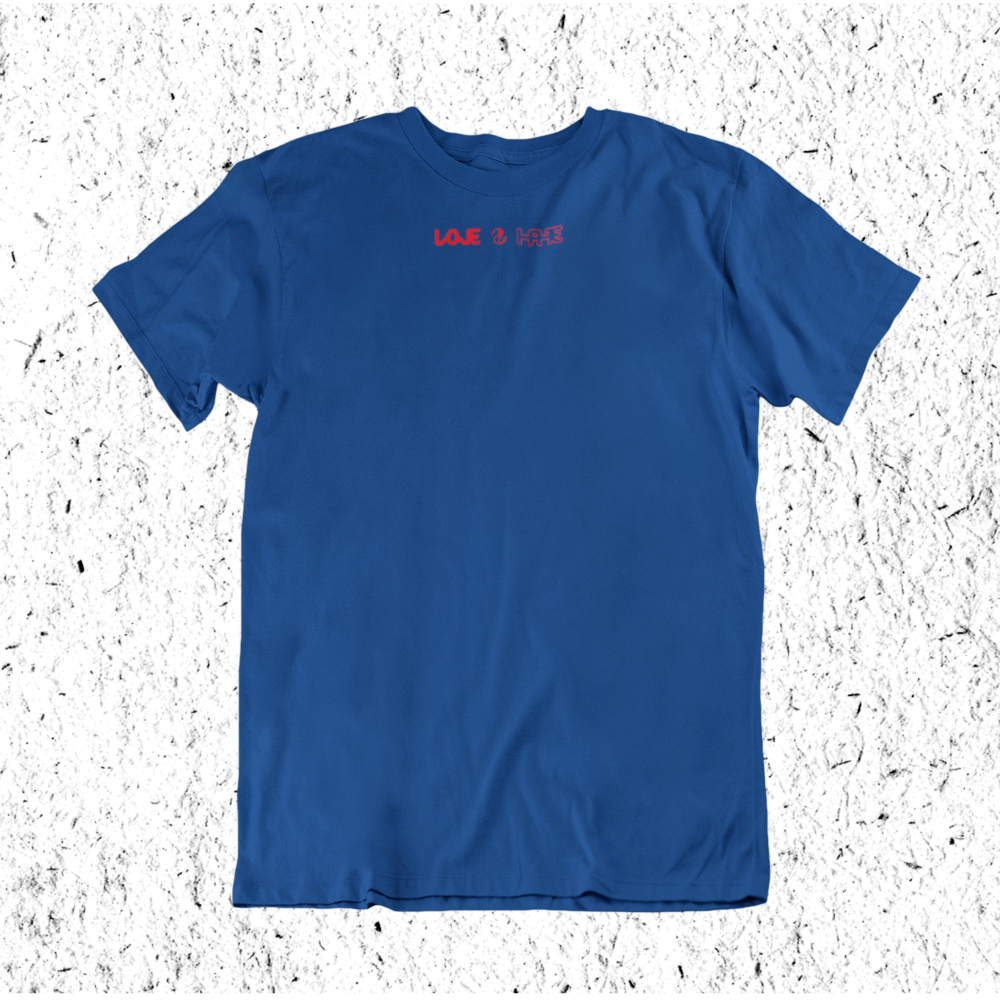 Love 2 Hate T-shirt Neck Logo (Short/Long Sleeve)