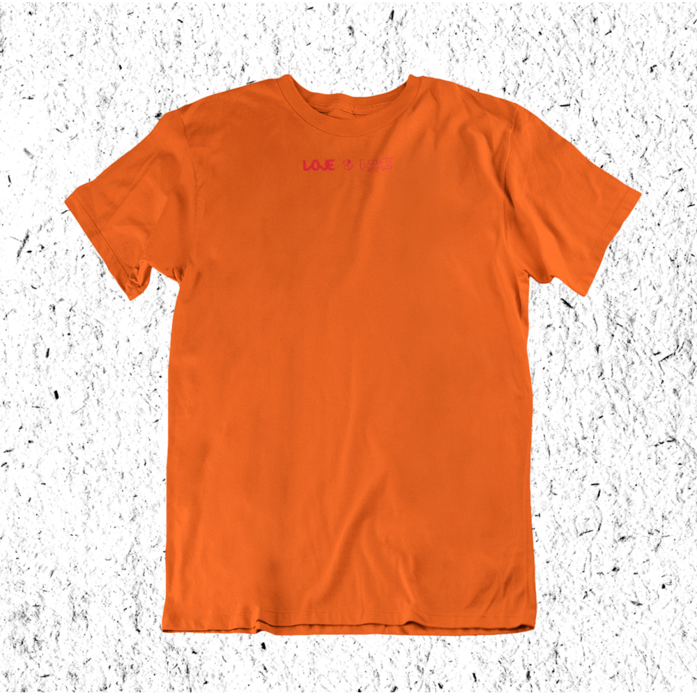 Love 2 Hate T-shirt Neck Logo (Short/Long Sleeve)