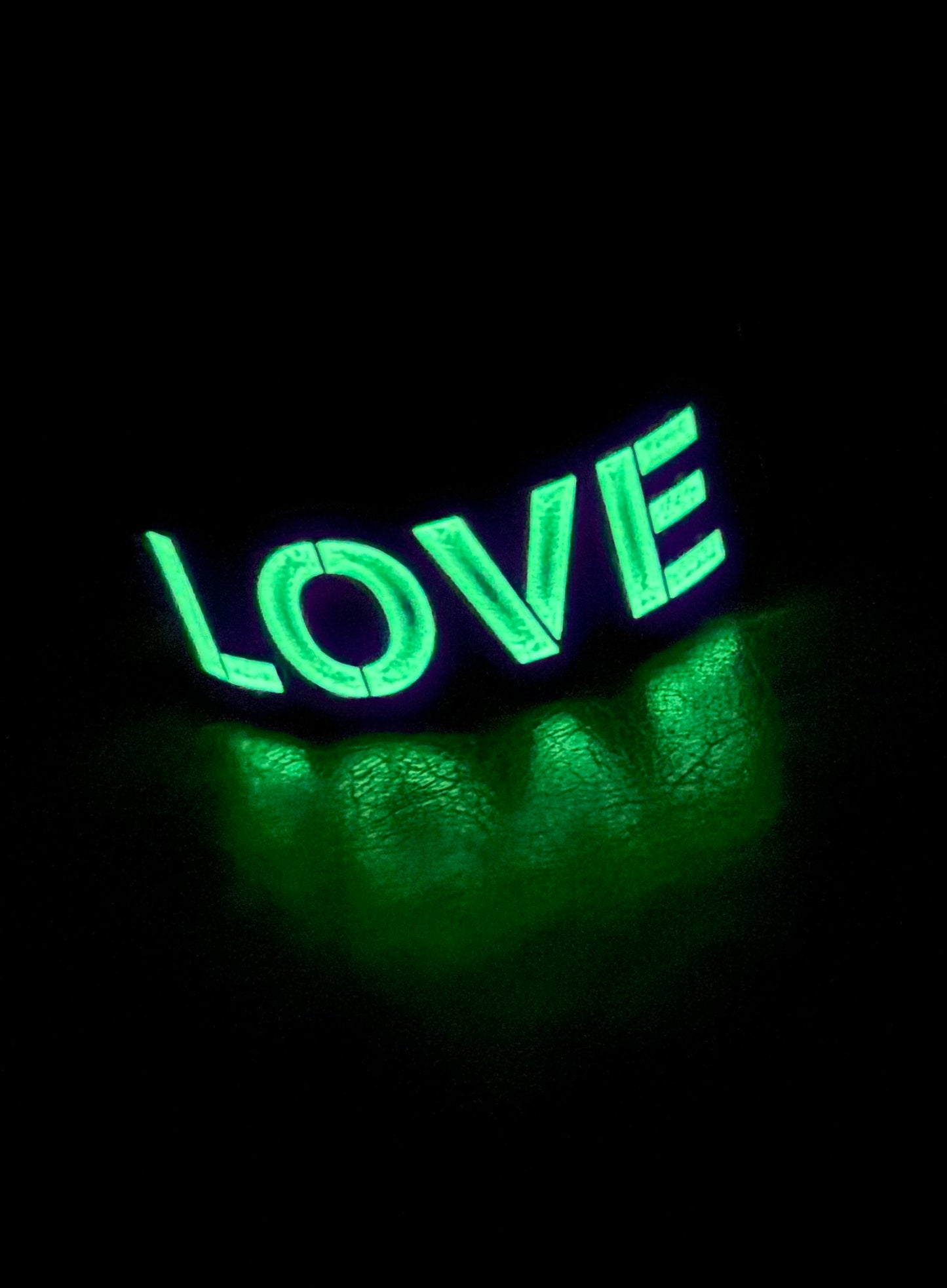 The Duality Band - LOVE / HATE Glow-In-The-Dark Wristband