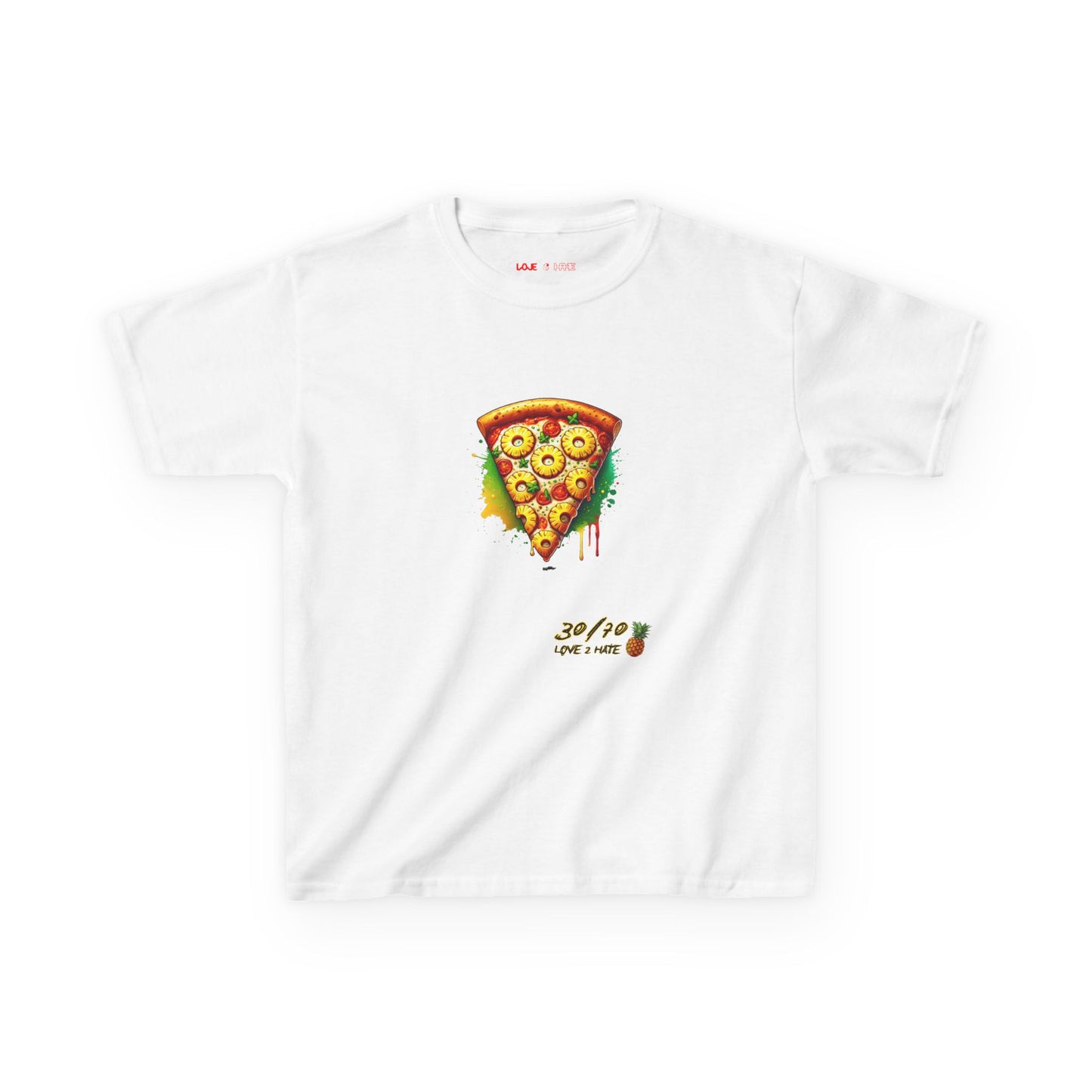 Pineapple Pizza Kids Heavy Cotton Tee