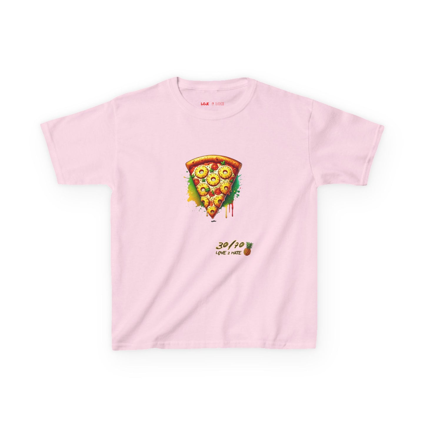 Pineapple Pizza Kids Heavy Cotton Tee