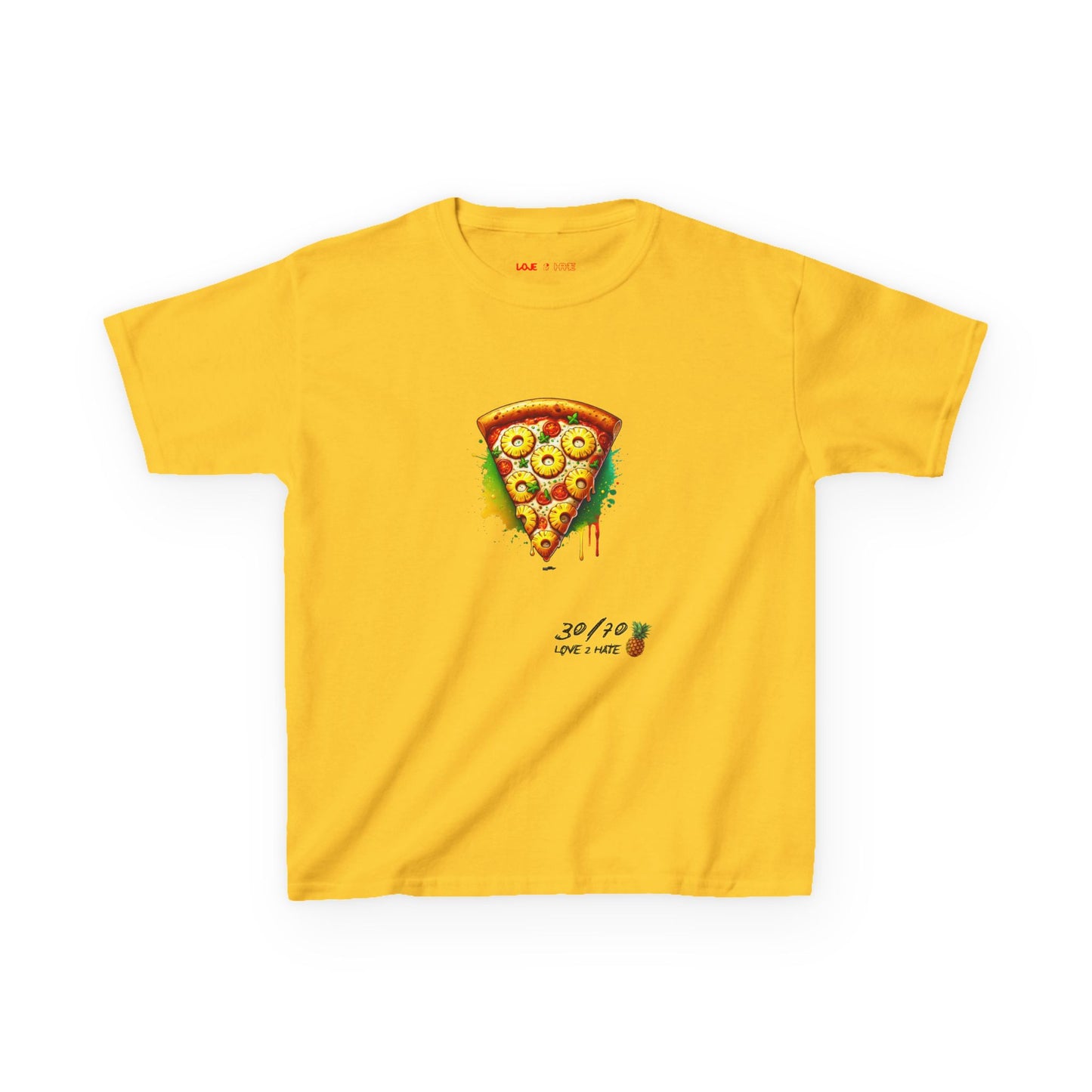 Pineapple Pizza Kids Heavy Cotton Tee