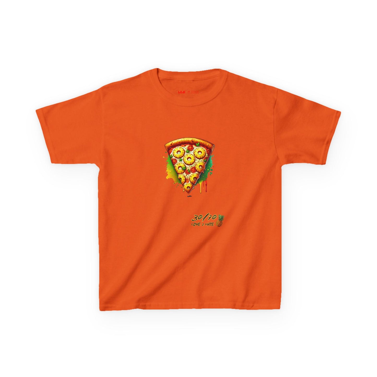 Pineapple Pizza Kids Heavy Cotton Tee